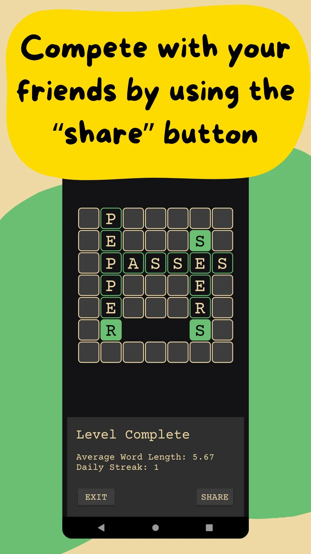 GridSpace: Daily Word Puzzles! screenshot