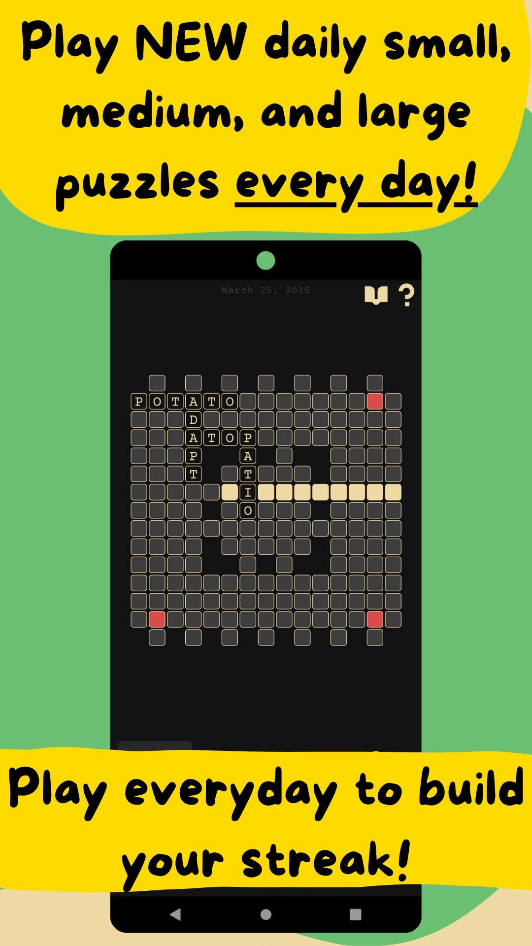 GridSpace: Daily Word Puzzles! screenshot