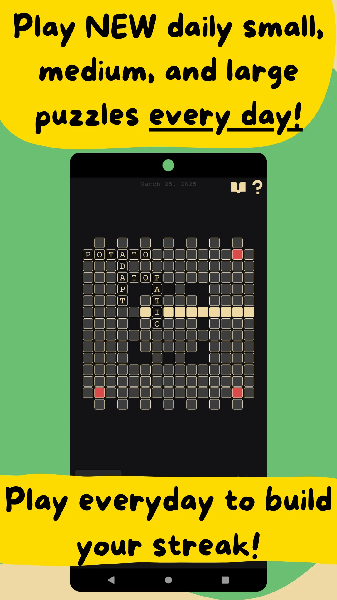 GridSpace: Daily Word Puzzles! screenshot